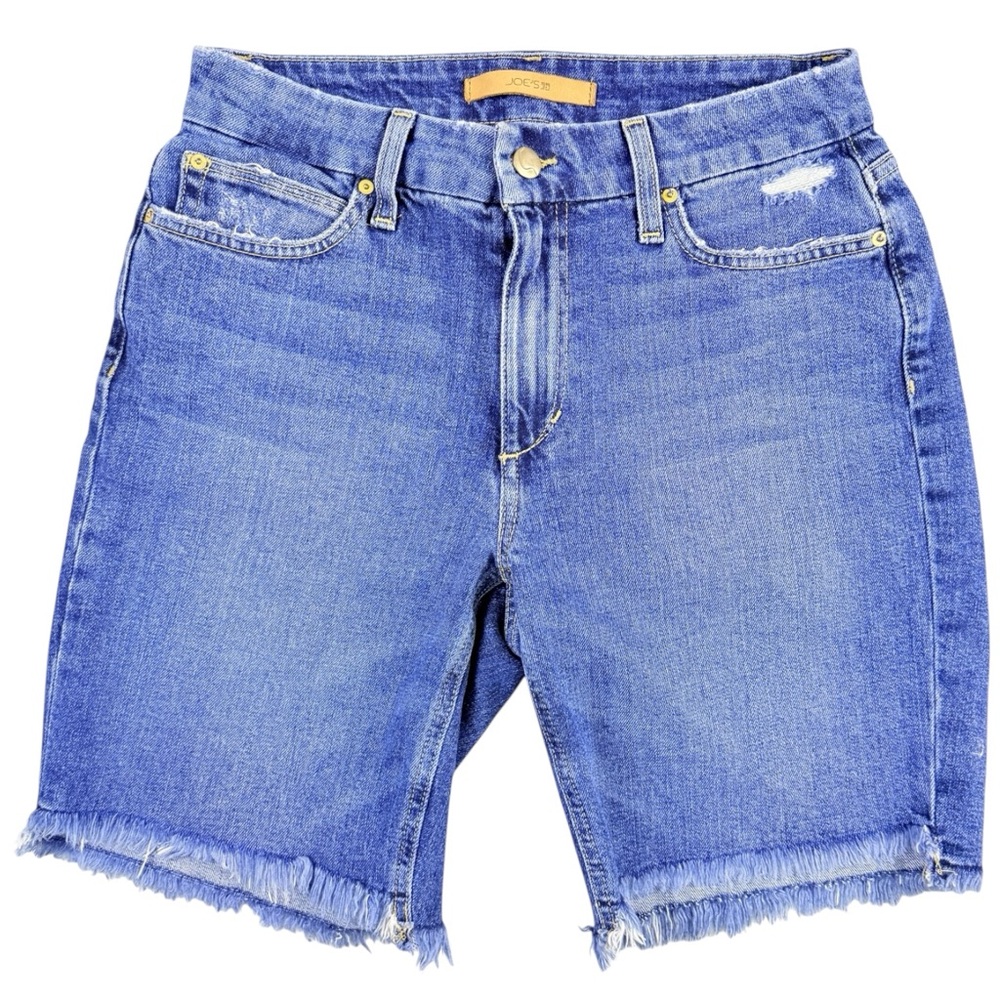 Joe’s Jeans Hi Honey High Rise Curvy Bermuda Shorts Size 27 Blue Denim 🌟